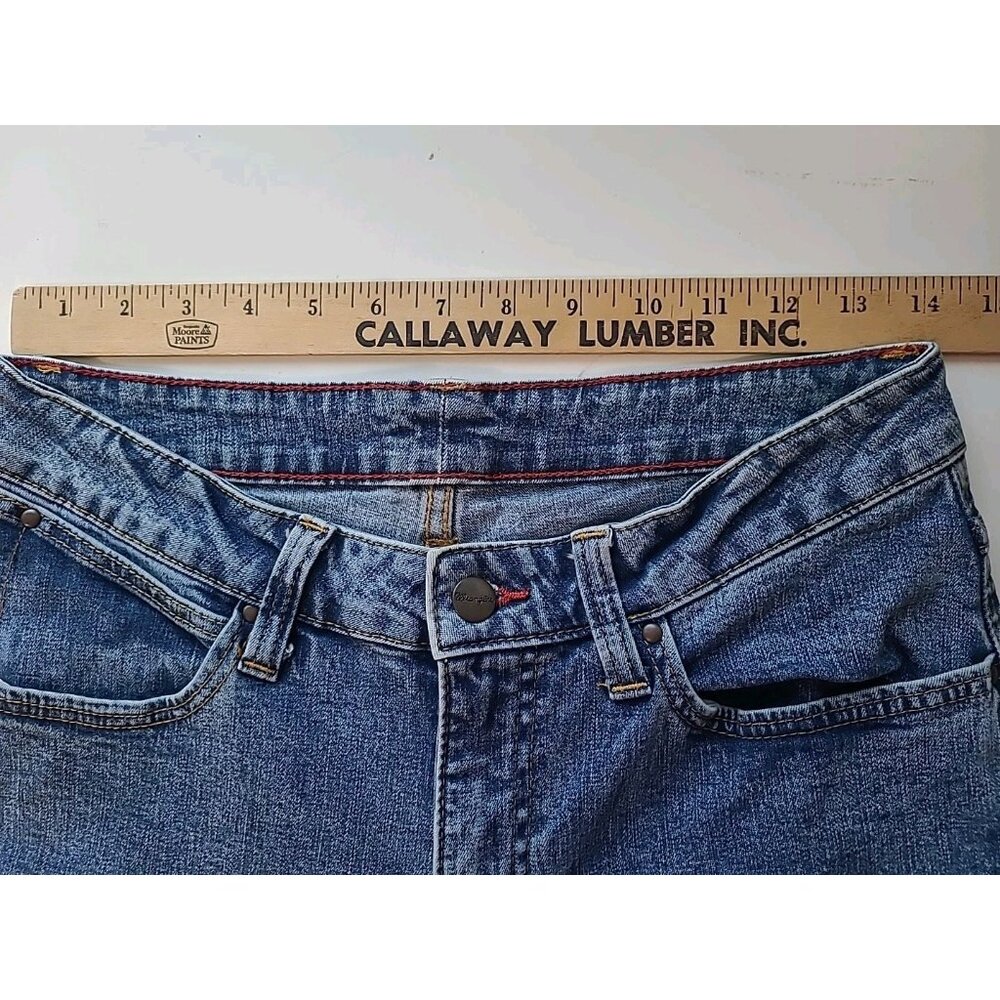 Wrangler Jeans Womens 7 Blue Straight Leg Stretch 5-Pocket 1018MWZSW 28x29 - Picture 7 of 14